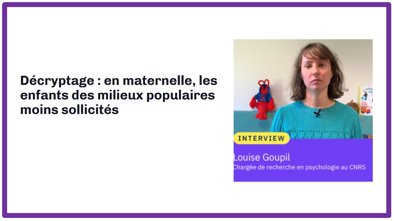 Interview de Louise Goupil